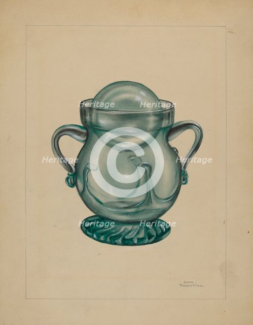 Sugar Bowl, c. 1936. Creator: John Tarantino.