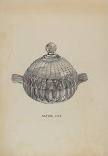 Sugar Bowl, c. 1936. Creator: Roberta Elvis