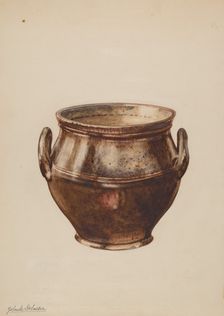 Sugar Bowl, c. 1937. Creator: Yolande Delasser