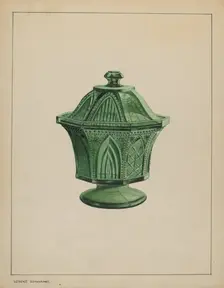 Sugar Bowl, c. 1937. Creator: Giacinto Capelli