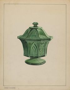 Sugar Bowl, c. 1937. Creator: Giacinto Capelli