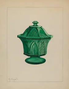 Sugar Bowl, c. 1937. Creator: Giacinto Capelli