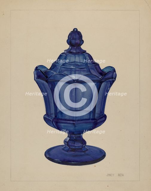 Sugar Bowl, c. 1937. Creator: Janet Riza.
