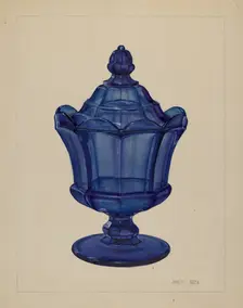 Sugar Bowl, c. 1937. Creator: Janet Riza