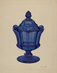 Sugar Bowl, c. 1937. Creator: Janet Riza