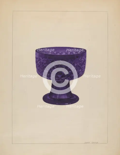 Sugar Bowl, c. 1937. Creator: John Dana.