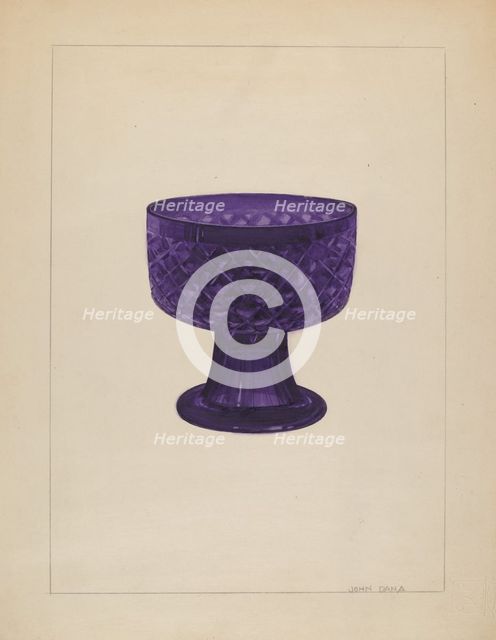 Sugar Bowl, c. 1937. Creator: John Dana.