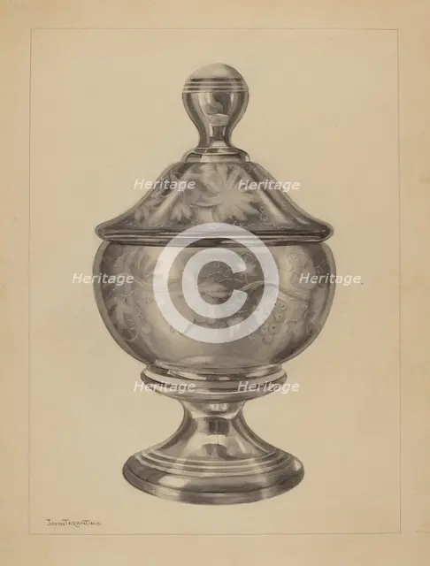 Sugar Bowl, c. 1937. Creator: John Tarantino.