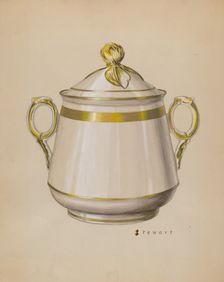 Sugar Bowl, c. 1937. Creator: Robert Stewart