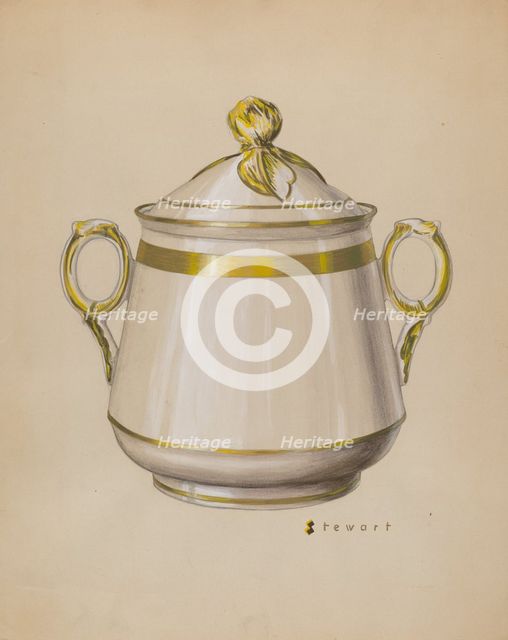 Sugar Bowl, c. 1937. Creator: Robert Stewart.