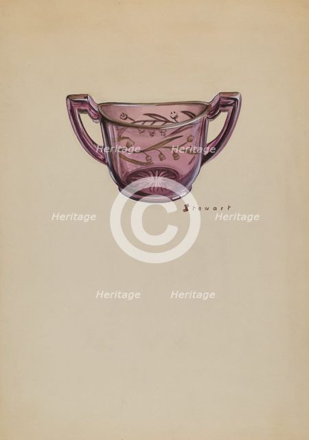 Sugar Bowl, c. 1937. Creator: Robert Stewart.