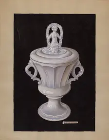 Sugar Bowl, c. 1937. Creator: Robert Stewart