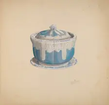 Sugar Bowl, c. 1938. Creator: Richard Barnett