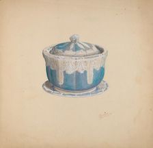 Sugar Bowl, c. 1938. Creator: Richard Barnett