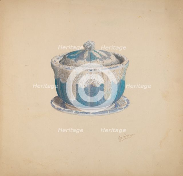 Sugar Bowl, c. 1938. Creator: Richard Barnett.