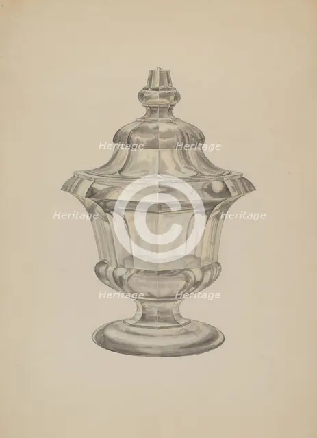 Sugar Bowl, c. 1939. Creator: Henry Moran.