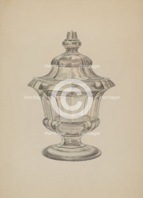 Sugar Bowl, c. 1939. Creator: Henry Moran.