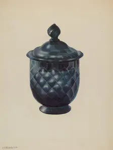 Sugar Bowl, c. 1940. Creator: Isidore Steinberg