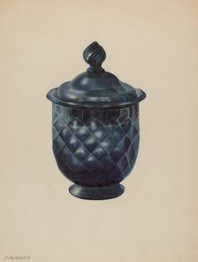 Sugar Bowl, c. 1940. Creator: Isidore Steinberg
