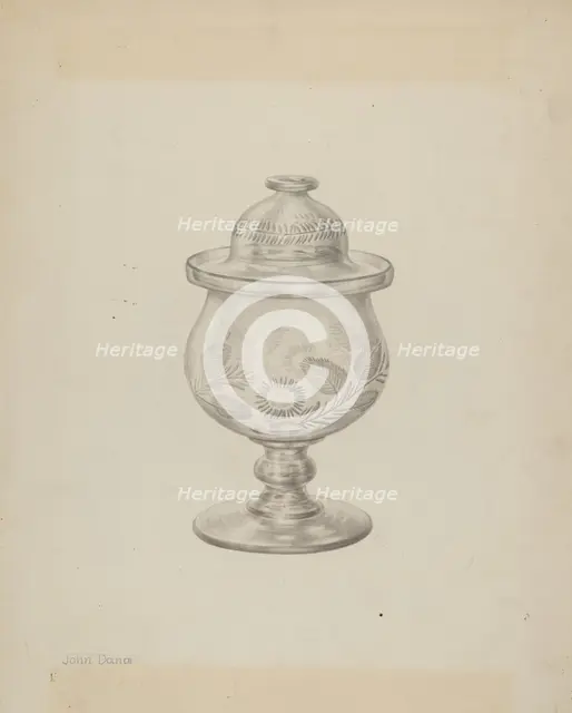 Sugar Bowl, c. 1940. Creator: John Dana.