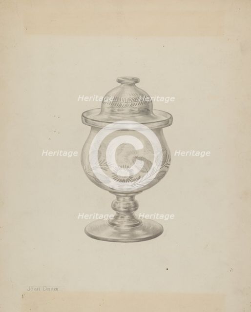 Sugar Bowl, c. 1940. Creator: John Dana.