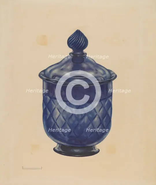 Sugar Bowl, c. 1940. Creator: John Tarantino.