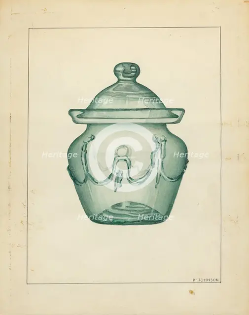 Sugar Bowl, c. 1940. Creator: Philip Johnson.