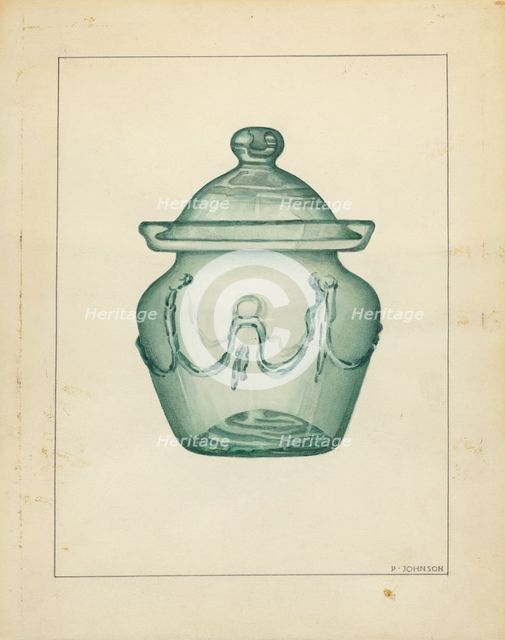Sugar Bowl, c. 1940. Creator: Philip Johnson.