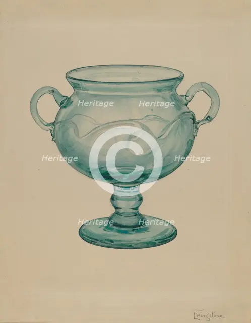 Sugar Bowl, c. 1940. Creator: Rolland Livingstone.