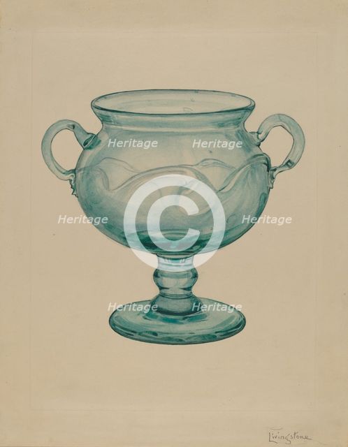 Sugar Bowl, c. 1940. Creator: Rolland Livingstone.