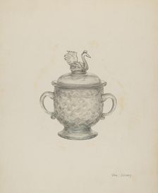 Sugar Bowl, c. 1941. Creator: Van Silvay
