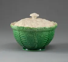 Sugar Bowl, Staffordshire, 1765/80. Creator: Staffordshire Potteries