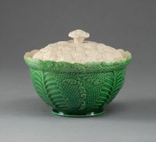 Sugar Bowl, Staffordshire, 1765/80. Creator: Staffordshire Potteries