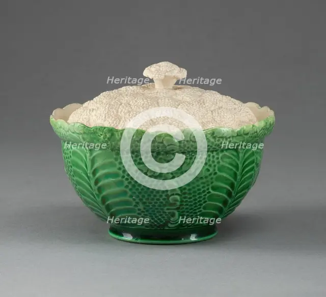 Sugar Bowl, Staffordshire, 1765/80. Creator: Staffordshire Potteries.