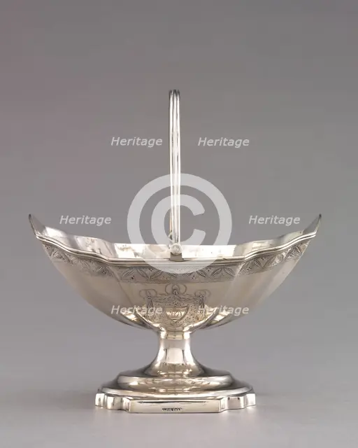 Sugar Basket, c. 1796. Creator: Andrew Gordon (American), or ; James Gordon (American).