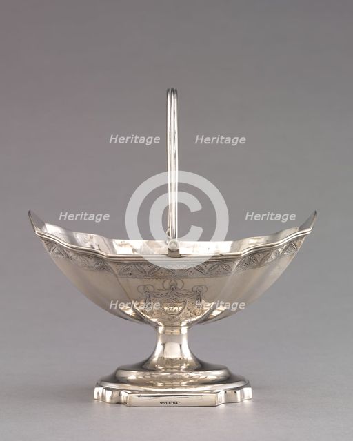 Sugar Basket, c. 1796. Creator: Andrew Gordon (American), or ; James Gordon (American).