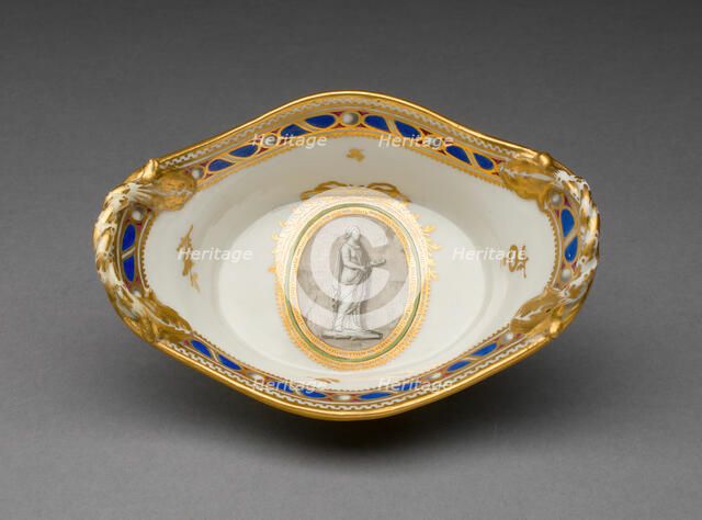 Sugar Basket (part of a Coffee Service), Vienna, c. 1770. Creator: Vienna State Porcelain Manufactory.