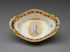 Sugar Basket (part of a Coffee Service), Vienna, c. 1770. Creator: Vienna State Porcelain Manufactory