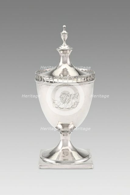 Sugar Basin, 1795/1820. Creator: Joseph Shoemaker.