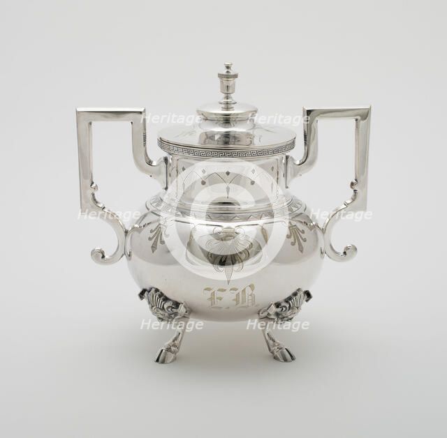 Sugar Basin, part of Tea and Coffee Set, 1878. Creator: Rogers Smith and Company.