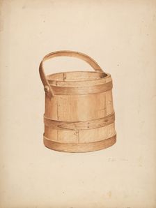 Sugar Bucket, c. 1941. Creator: Ardella Watkins