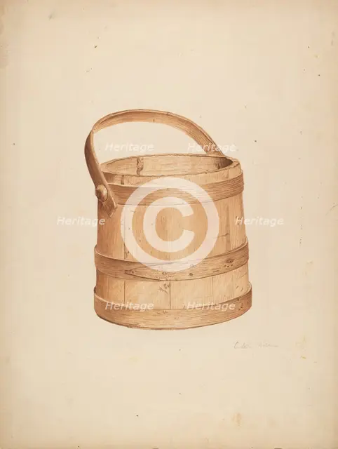 Sugar Bucket, c. 1941. Creator: Ardella Watkins.