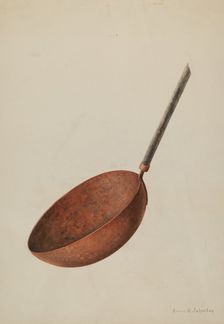 Sugar Dipper, c. 1938. Creator: Annie B Johnston