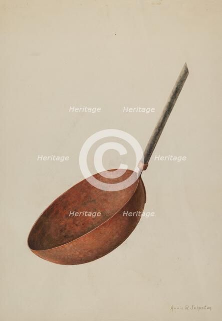 Sugar Dipper, c. 1938. Creator: Annie B Johnston.