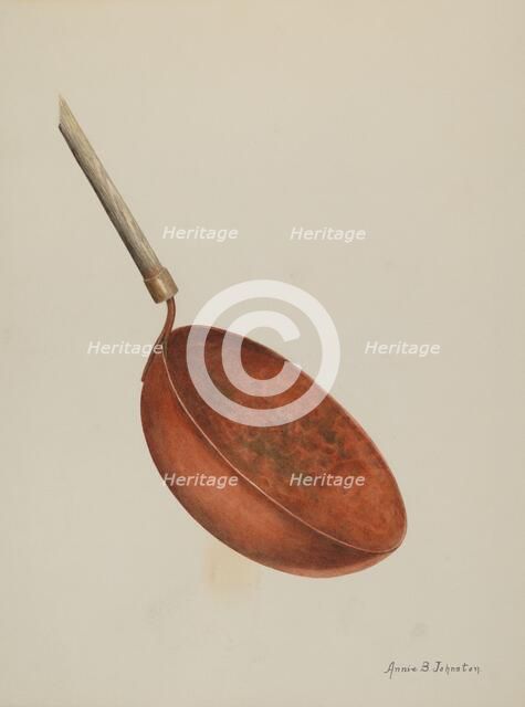 Sugar Dipper, c. 1939. Creator: Annie B Johnston.