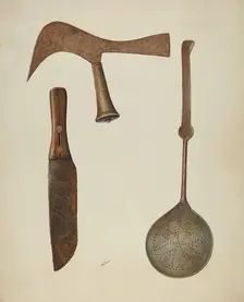 Sugar Industry Implements, c. 1938. Creator: Ray Price