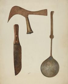 Sugar Industry Implements, c. 1938. Creator: Ray Price