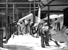 Sugar-making at the Counterslip Refinery, Bristol, 1873. Creator: F Wentworth