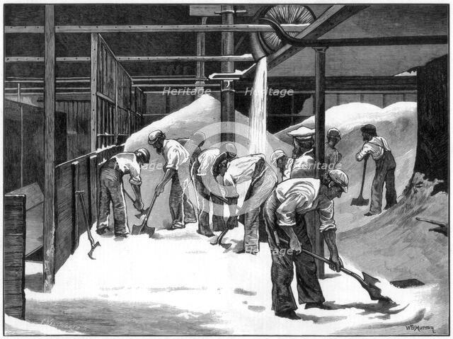 Sugar making at the Counterslip refinery, Bristol, 1873.Artist: WB Murray