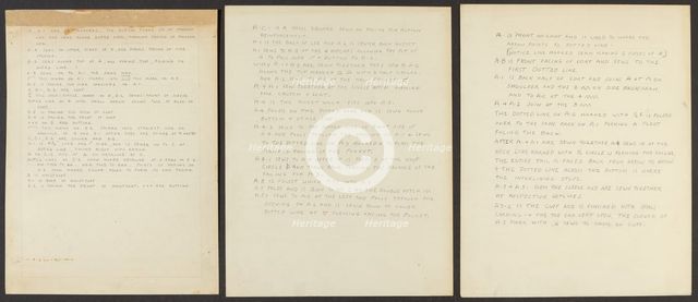 Sugar Merchant's Suit (Written Description), 1935/1942. Creator: Henry De Wolfe.